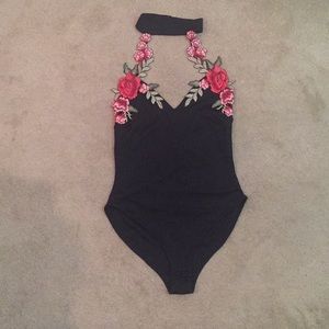 Fashion Nova Black Bodysuit